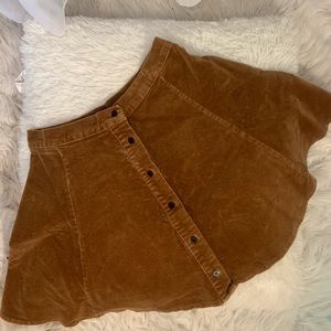 Brandy Melville Mock-corduroy skirt